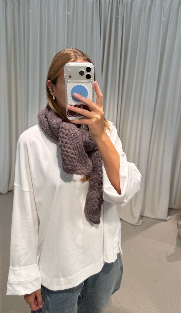 INTI Falie Knitted Scarf - Plum