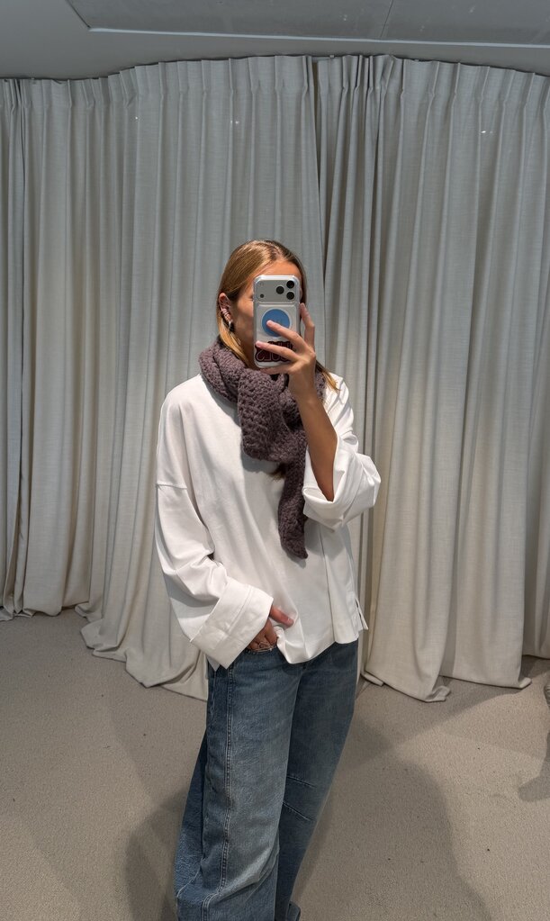 INTI Falie Knitted Scarf - Plum
