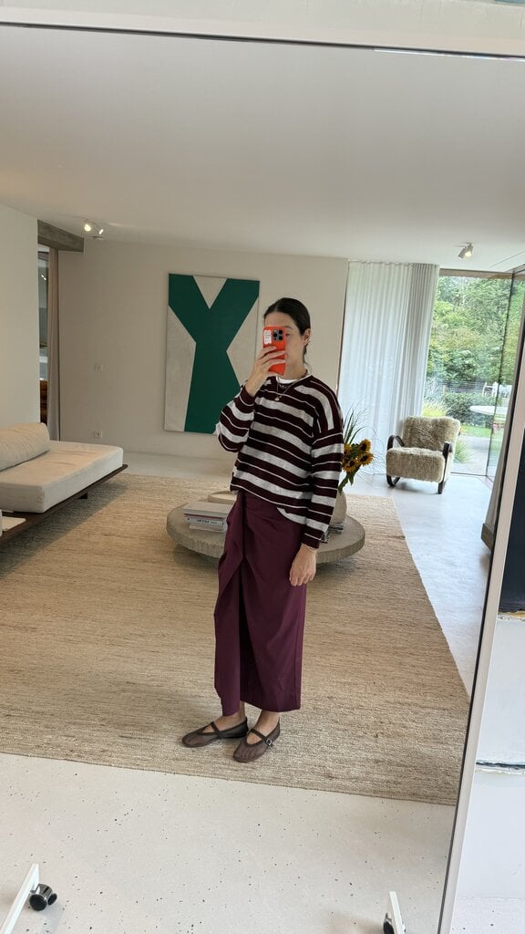 RE/BORN Claudia Skirt - Vino