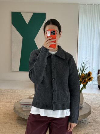 Rae Knitted Cardigan - Korat