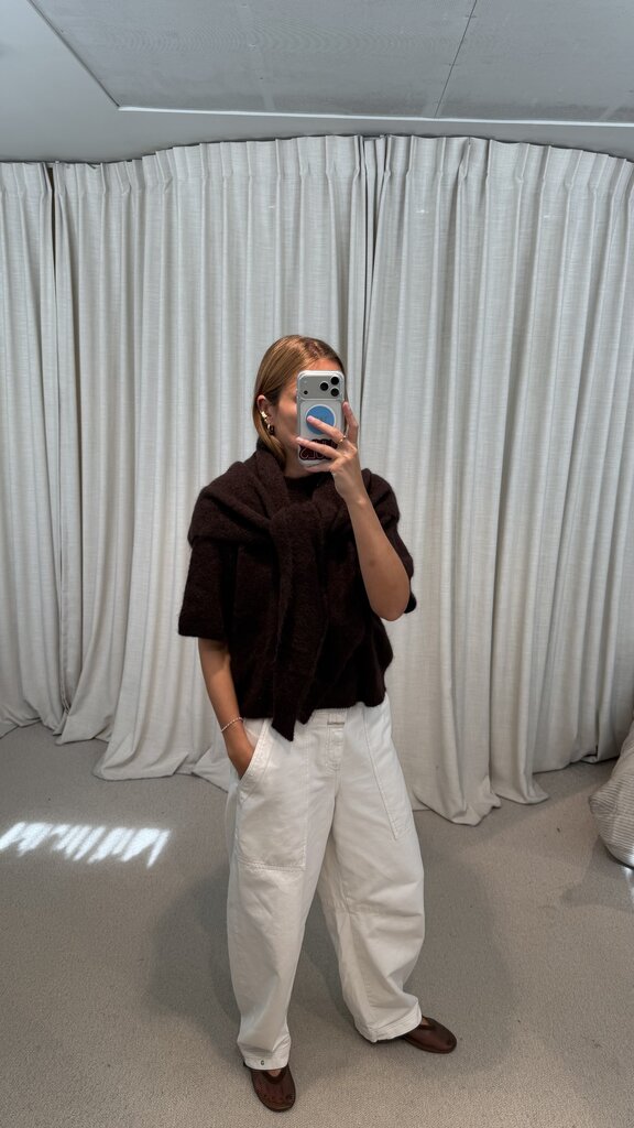 No Man's Land Triangle Scarf - Espresso