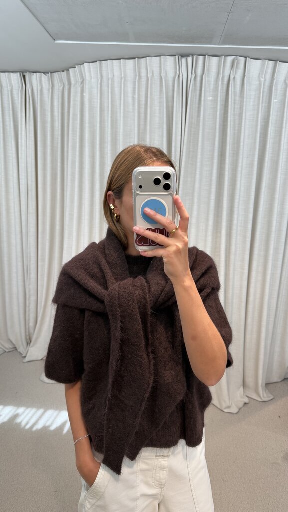 No Man's Land Triangle Scarf - Espresso