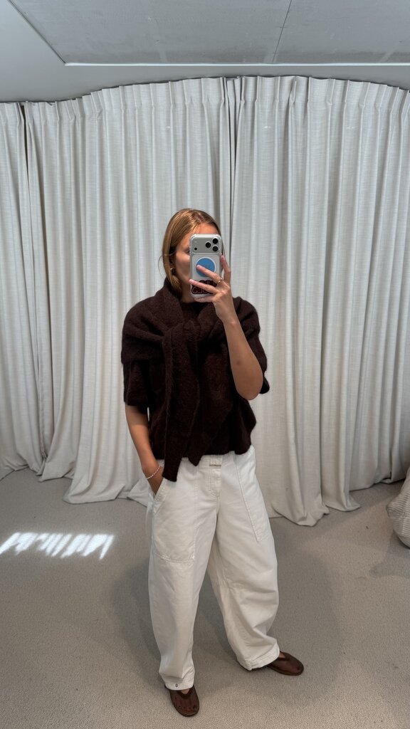 No Man's Land Triangle Scarf - Espresso