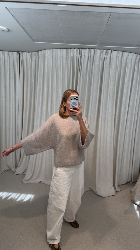 No Man's Land Mohair Sweater - Oyster