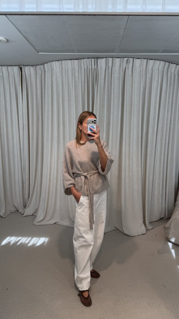 No Man's Land Mohair Sweater - Oyster