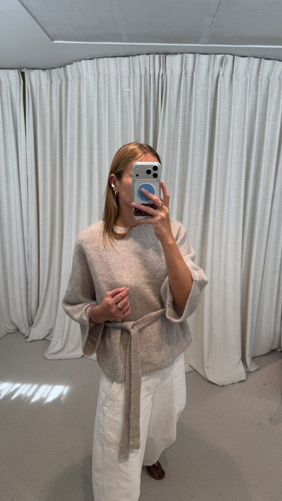 No Man's Land Mohair Sweater - Oyster