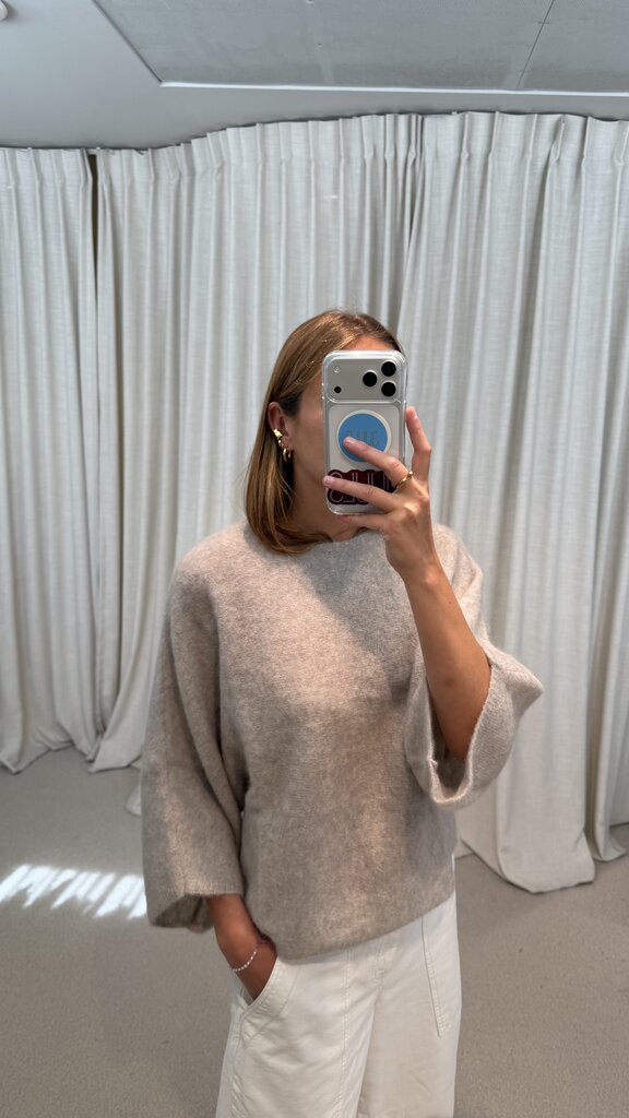 No Man's Land Mohair Sweater - Oyster