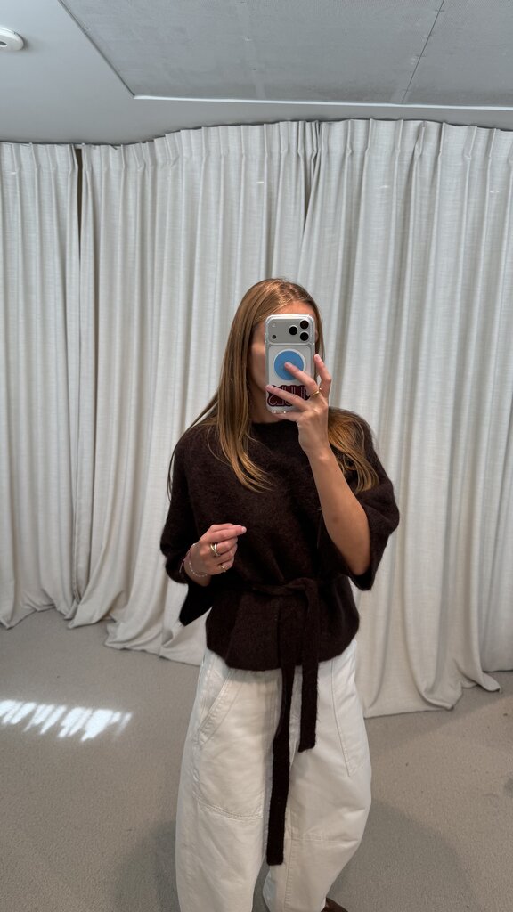 No Man's Land Mohair Sweater - Espresso