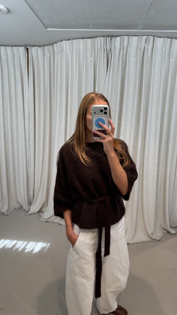 No Man's Land Mohair Sweater - Espresso