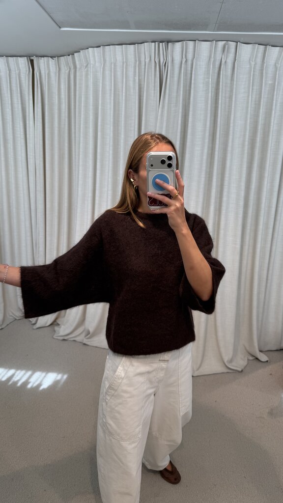 No Man's Land Mohair Sweater - Espresso