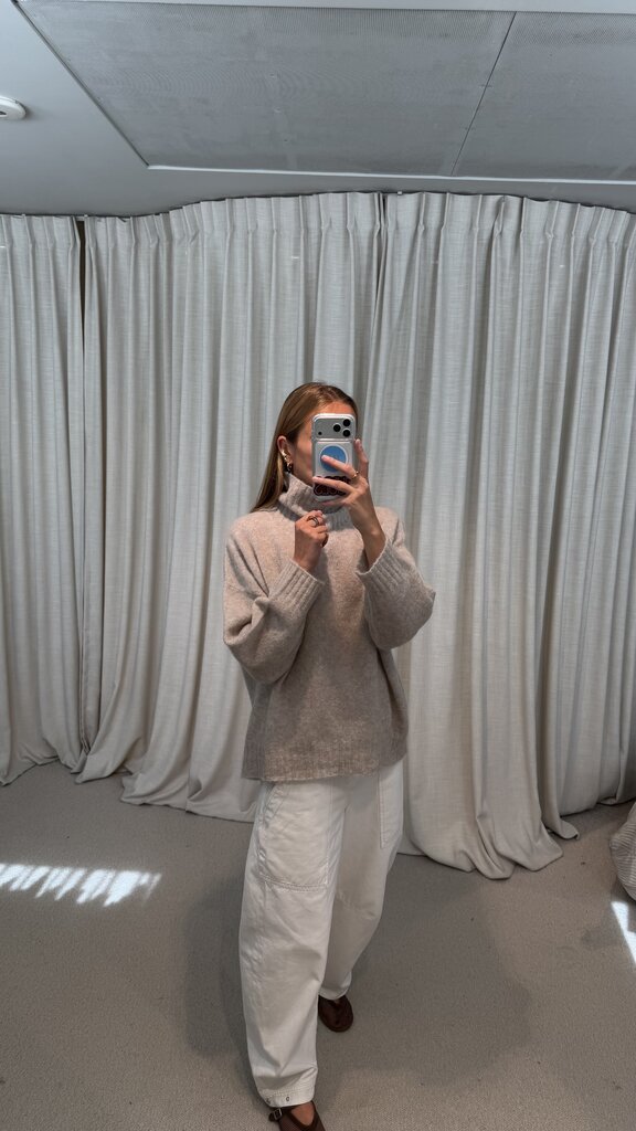 No Man's Land Knitted Mohair Sweater - Oyster