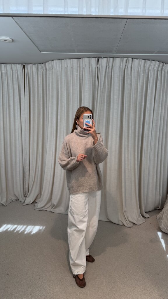 No Man's Land Knitted Mohair Sweater - Oyster