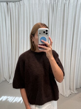 No Man's Land Knitted Sweater T-shirt - Espresso