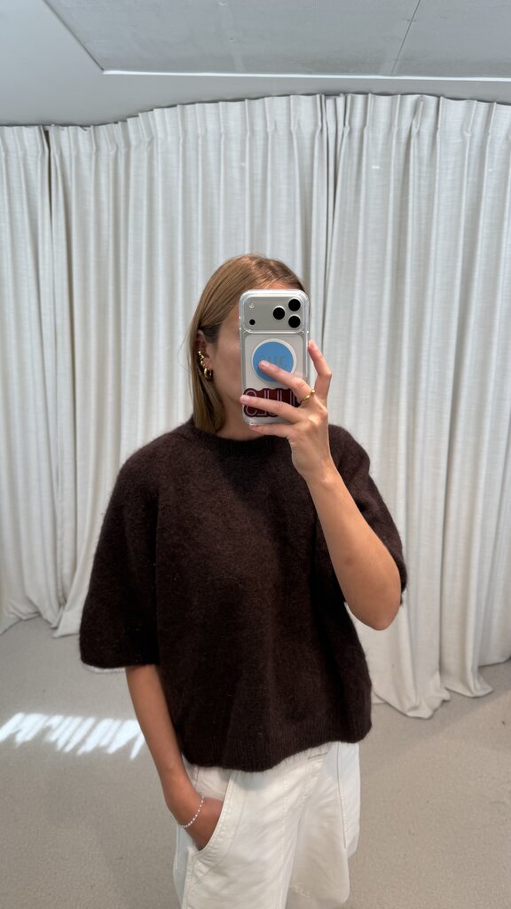 No Man's Land Knitted Sweater T-shirt - Espresso