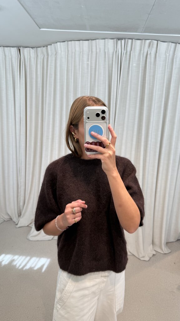 No Man's Land Knitted Sweater T-shirt - Espresso