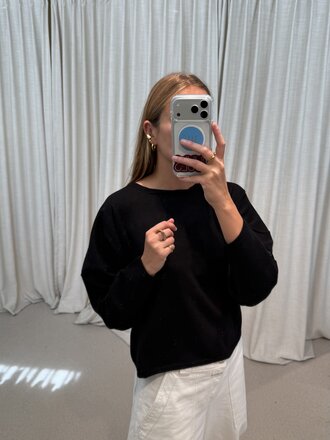 No Man's Land Knitted Sweater - Core Black