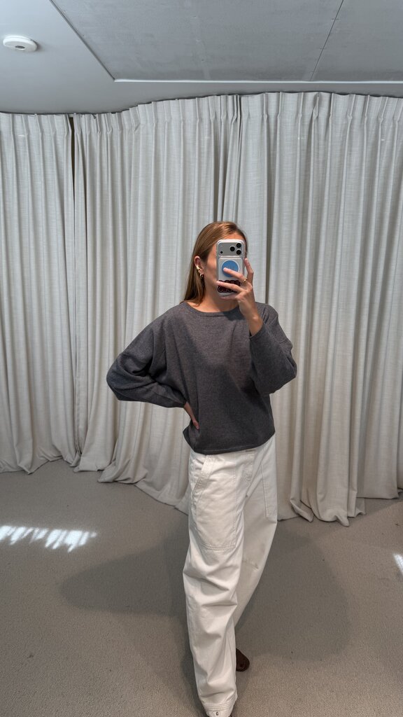 No Man's Land Knitted Sweater - Steel