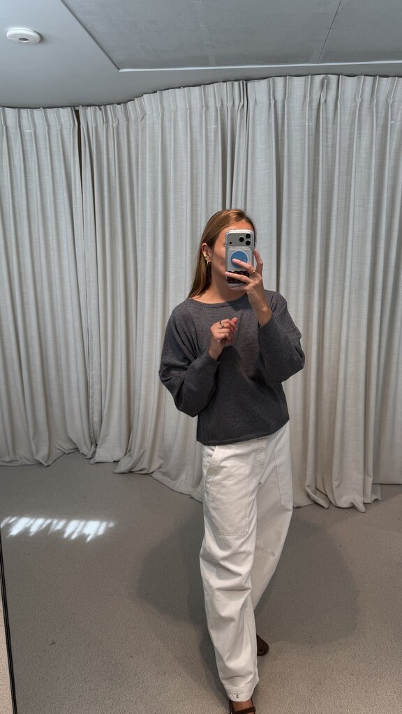 No Man's Land Knitted Sweater - Steel