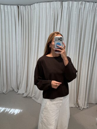 No Man's Land Knitted Sweater - Espresso
