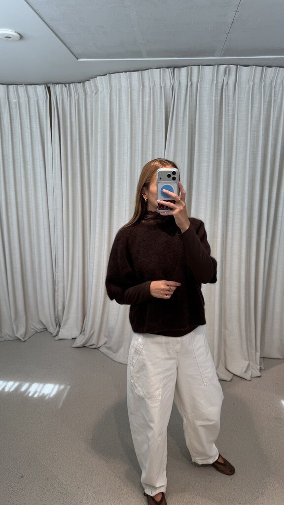 No Man's Land Longsleeve PA Top - Espresso