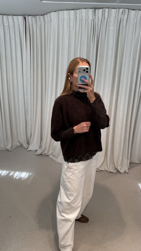 No Man's Land Longsleeve PA Top - Espresso