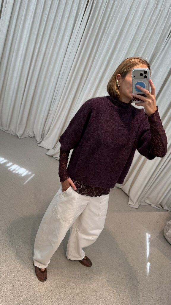 No Man's Land Longsleeve PA Top - Grape