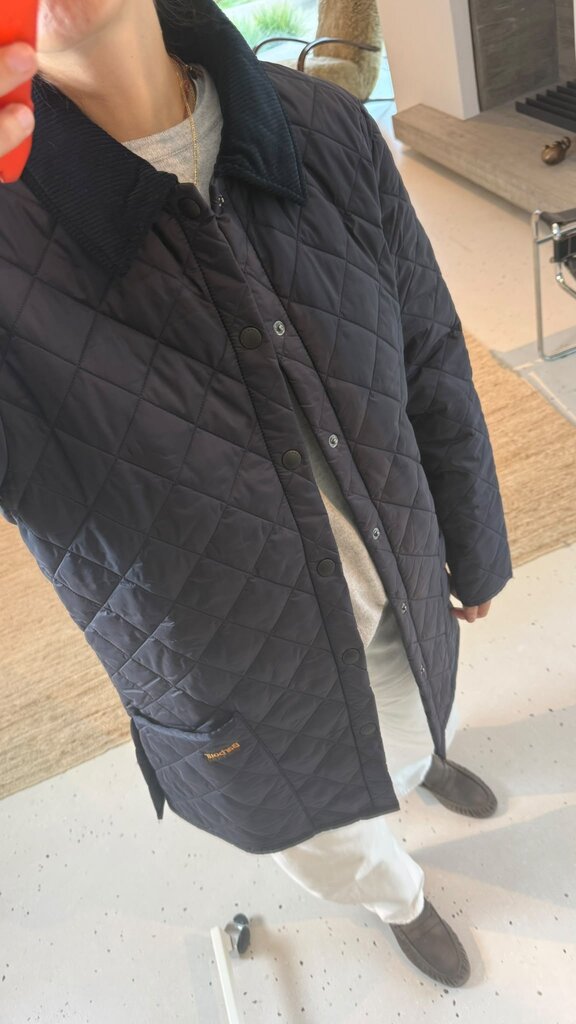 Barbour Liddesdale Quilted Jacket - Navy