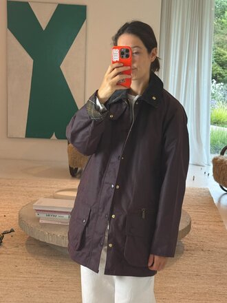 Barbour Icons Beaufort Wax Jacket - Bordeaux