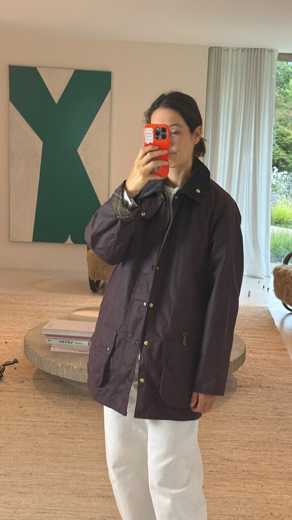 Barbour Icons Beaufort Wax Jacket - Bordeaux