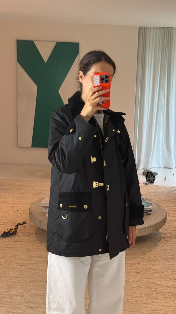 Barbour Felton Wax Jacket - Black