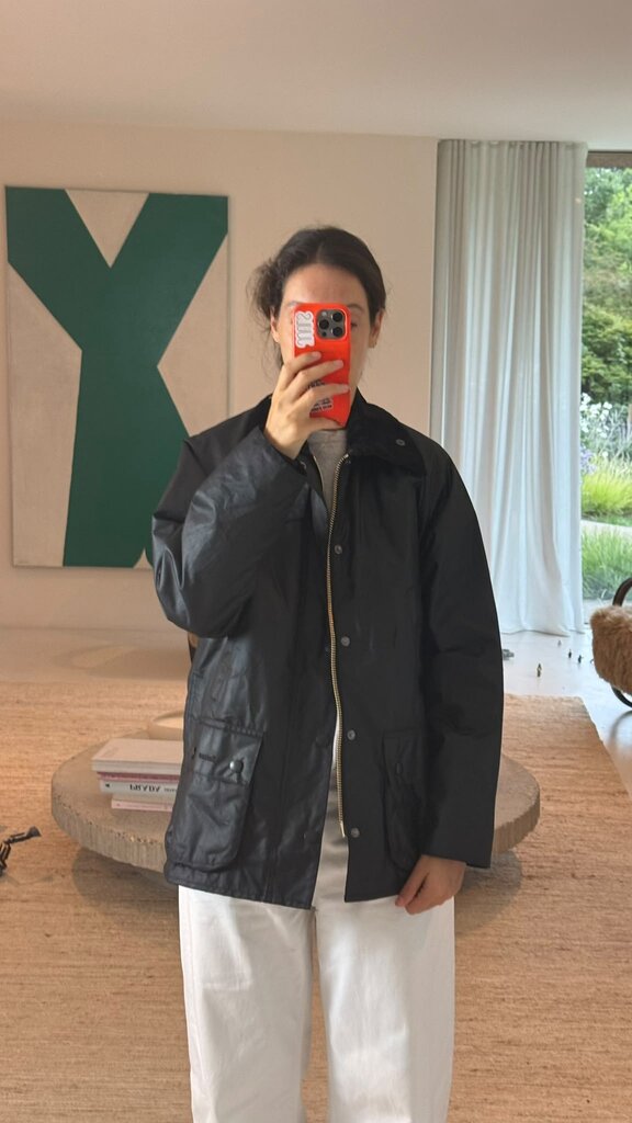 Barbour Bedale Wax Jacket - Black