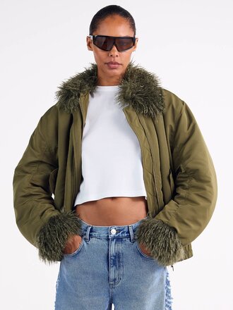 Stieglitz Nora Bomber Jacket - Green