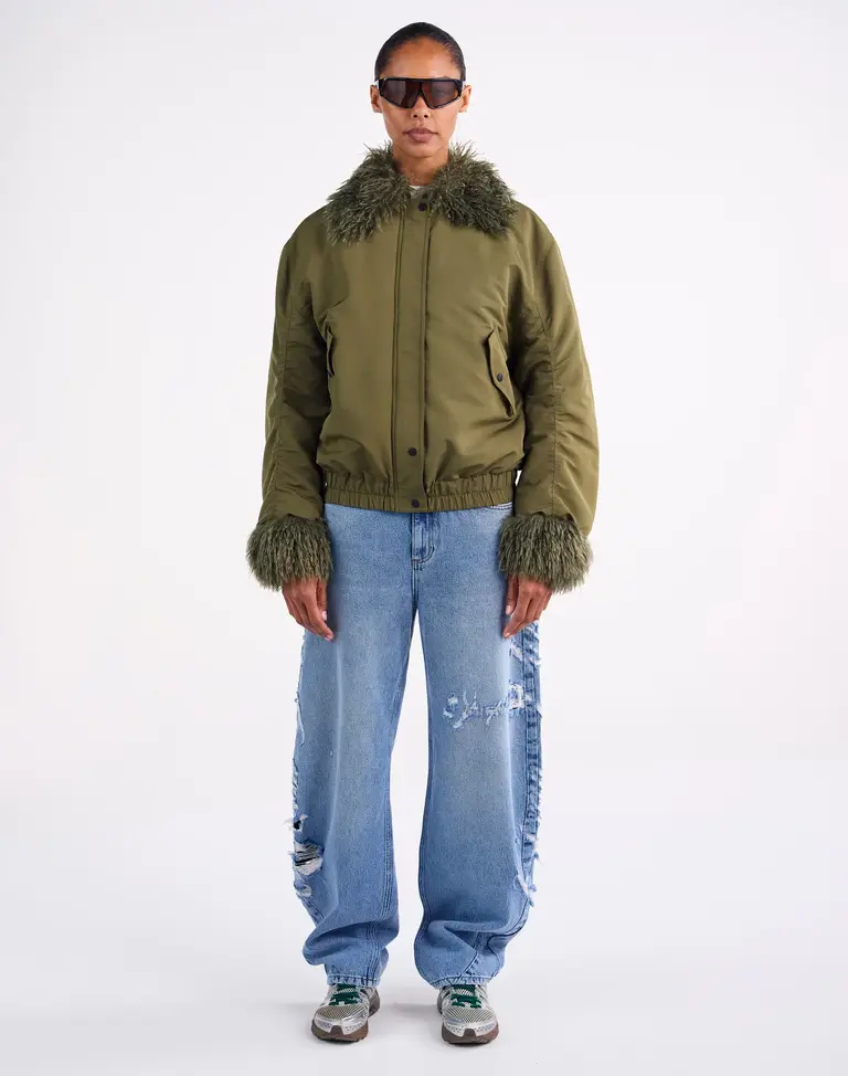 Stieglitz Nora Bomber Jacket - Green