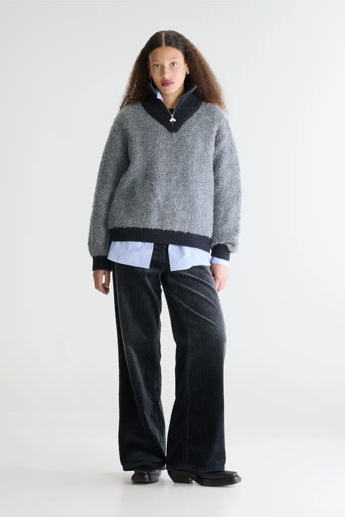 Bellerose Dooh Knitwear - Mid Grey