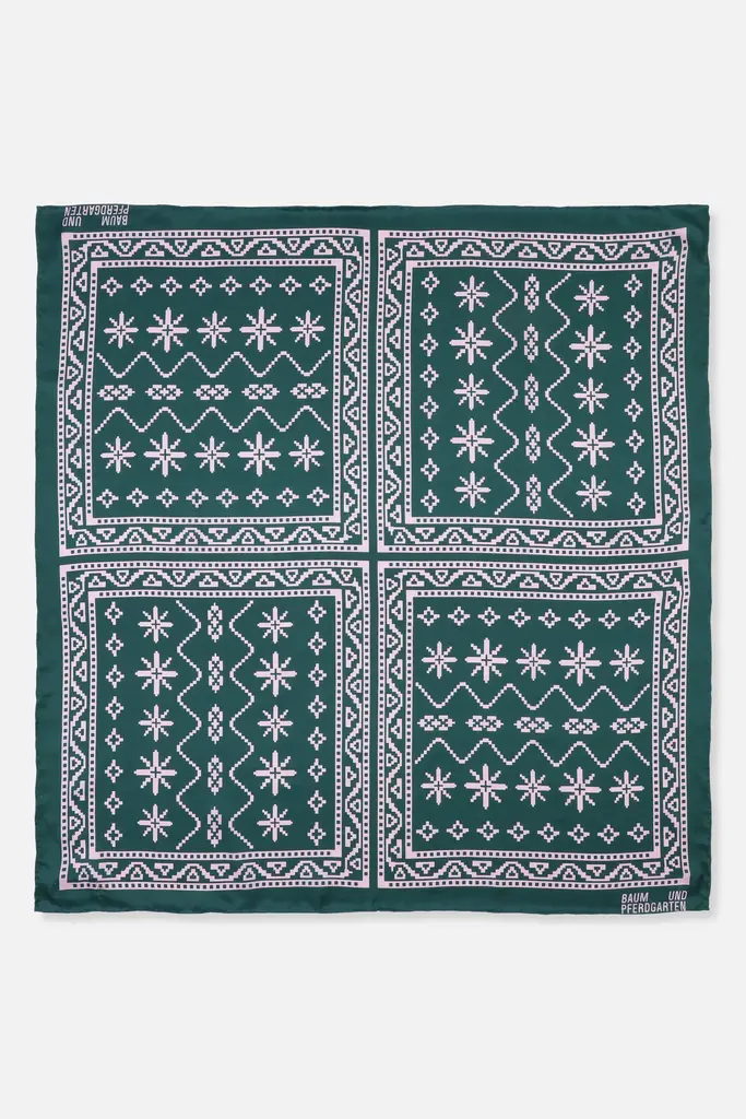 Baum und Pferdgarten Leah Scarf - Green Pink