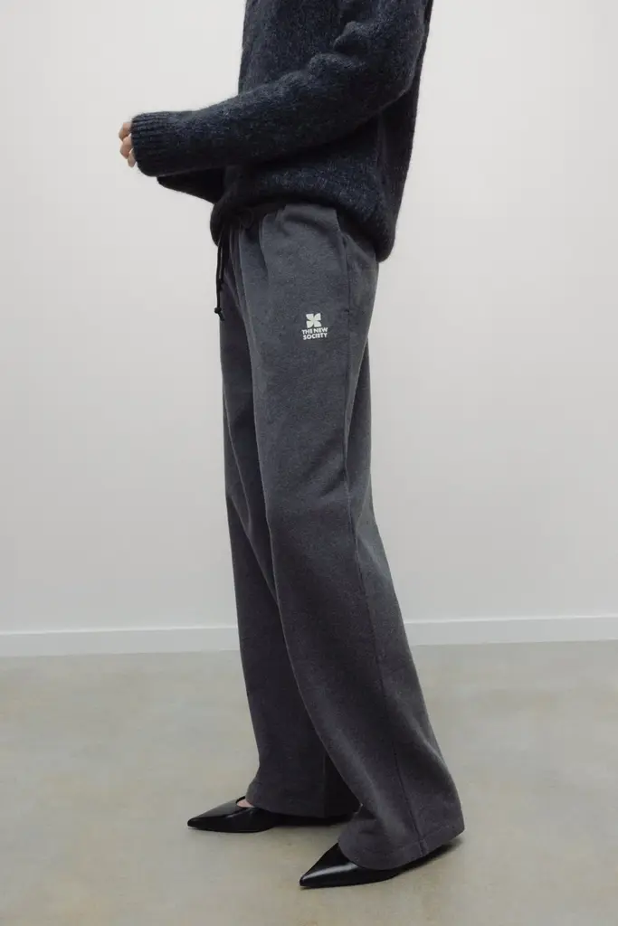 The New Society TNS Logo Jogging - Dark Grey Melange