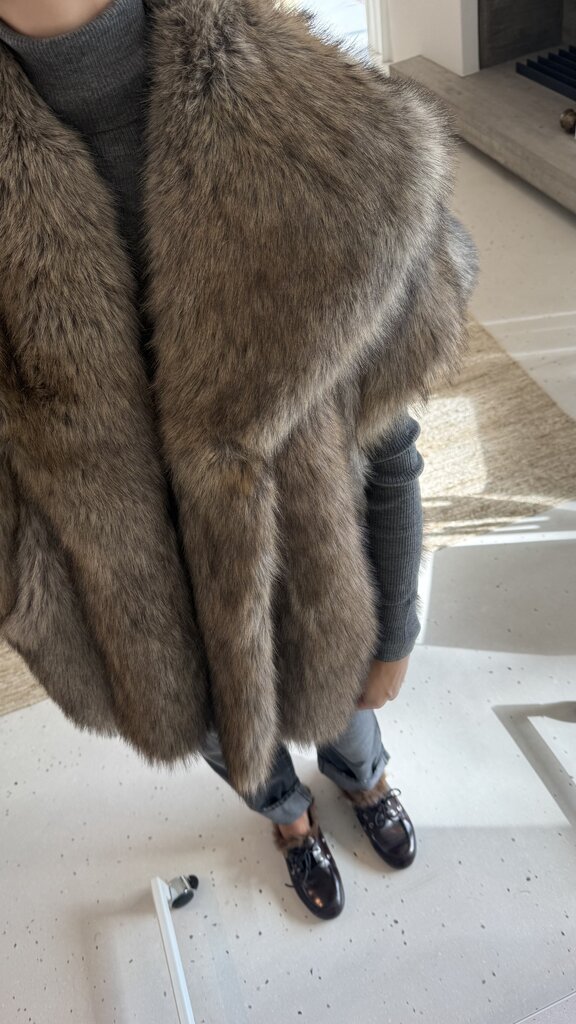 BB Couture Brigitte long jacket - Wolf