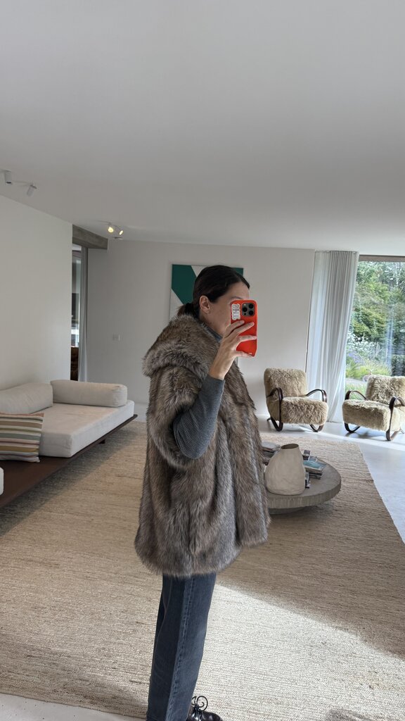 BB Couture Brigitte long jacket - Wolf
