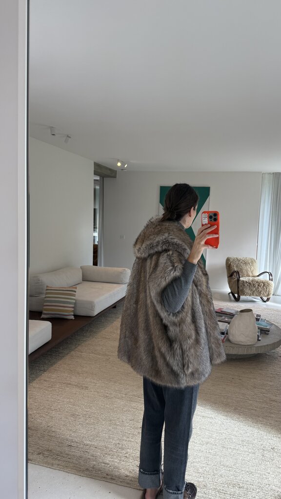 BB Couture Brigitte long jacket - Wolf