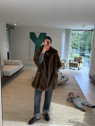 BB Couture Farrah cape - Mink