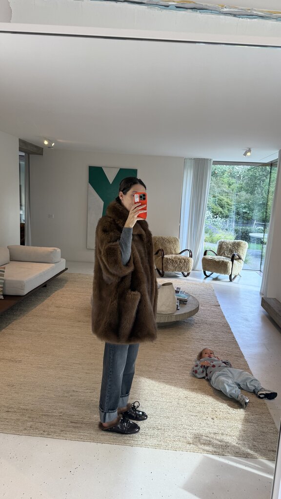 BB Couture Farrah cape - Mink