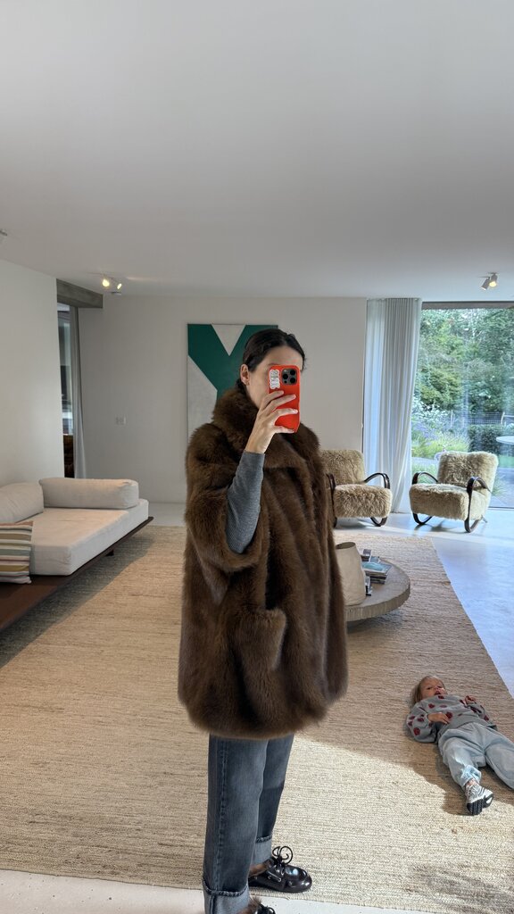 BB Couture Farrah cape - Mink