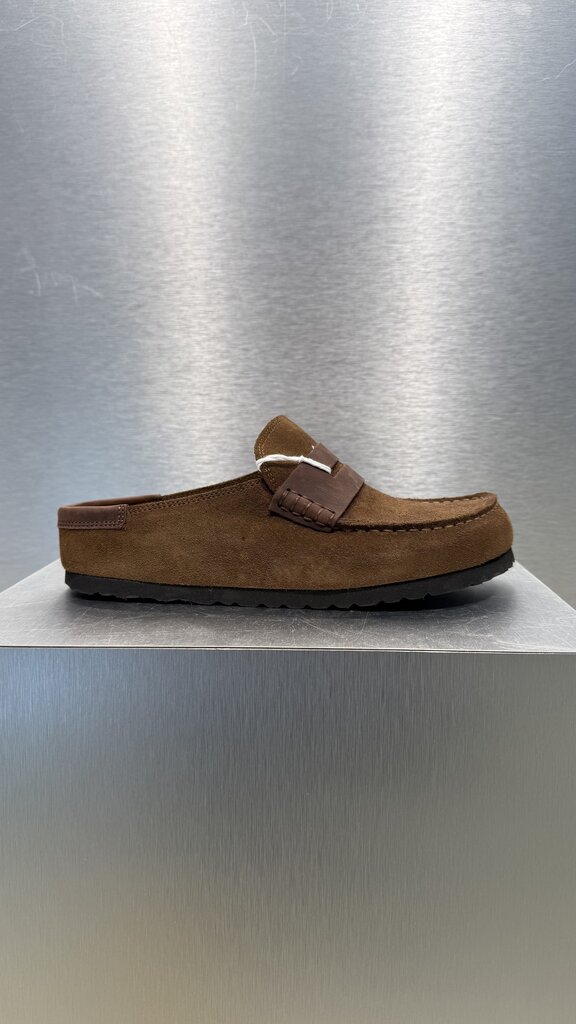 Birkenstock Naples - double stitch - Dark Tea