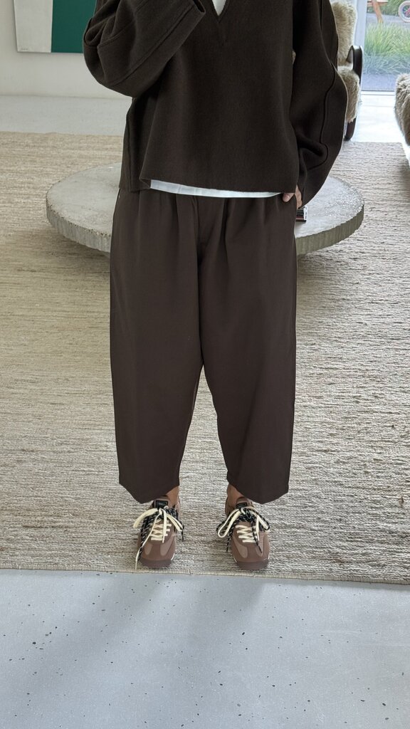 Anne-mi Flora Barrel Pants - Demitasse