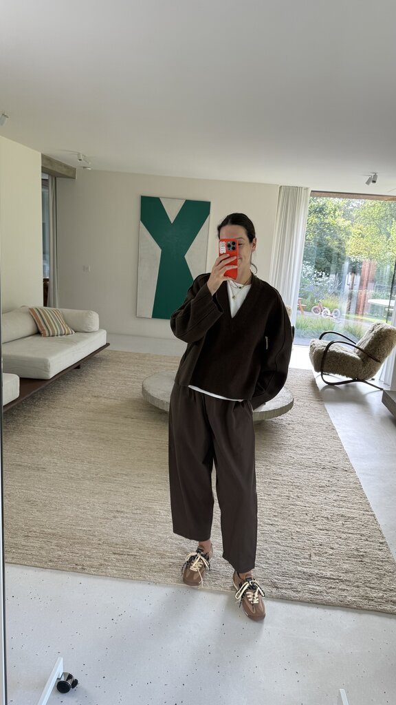 Anne-mi Flora Barrel Pants - Demitasse