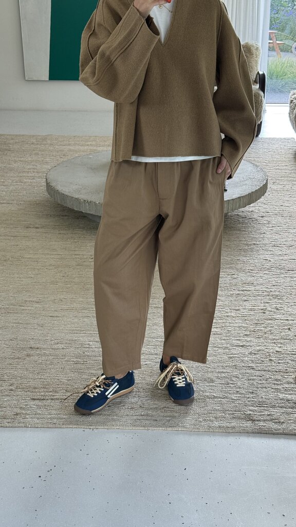 Anne-mi Flora Barrel Pants - Ermine