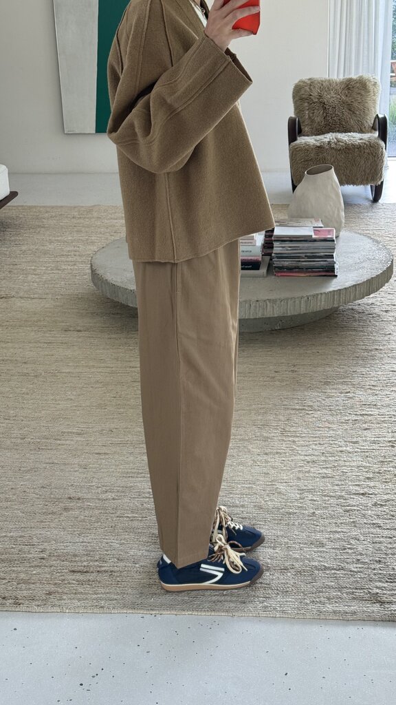 Anne-mi Flora Barrel Pants - Ermine