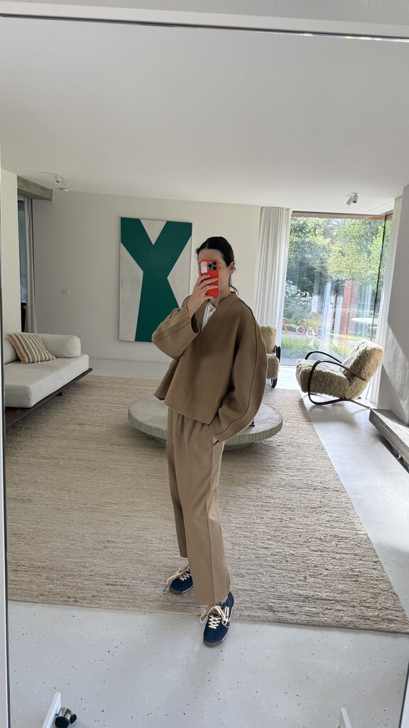 Anne-mi Flora Barrel Pants - Ermine