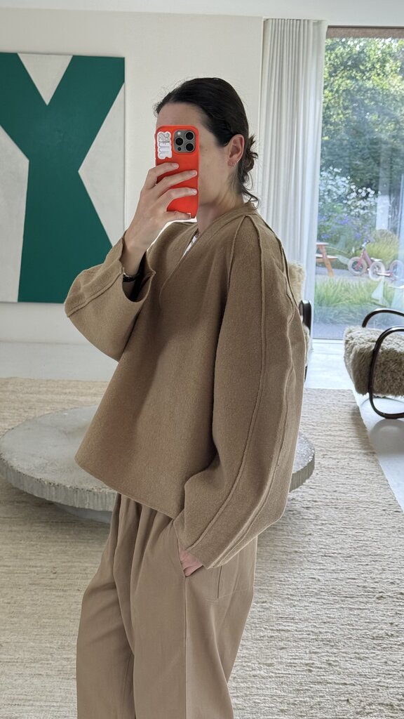 Anne-mi Ea Ls Knit Jumper - Ermine