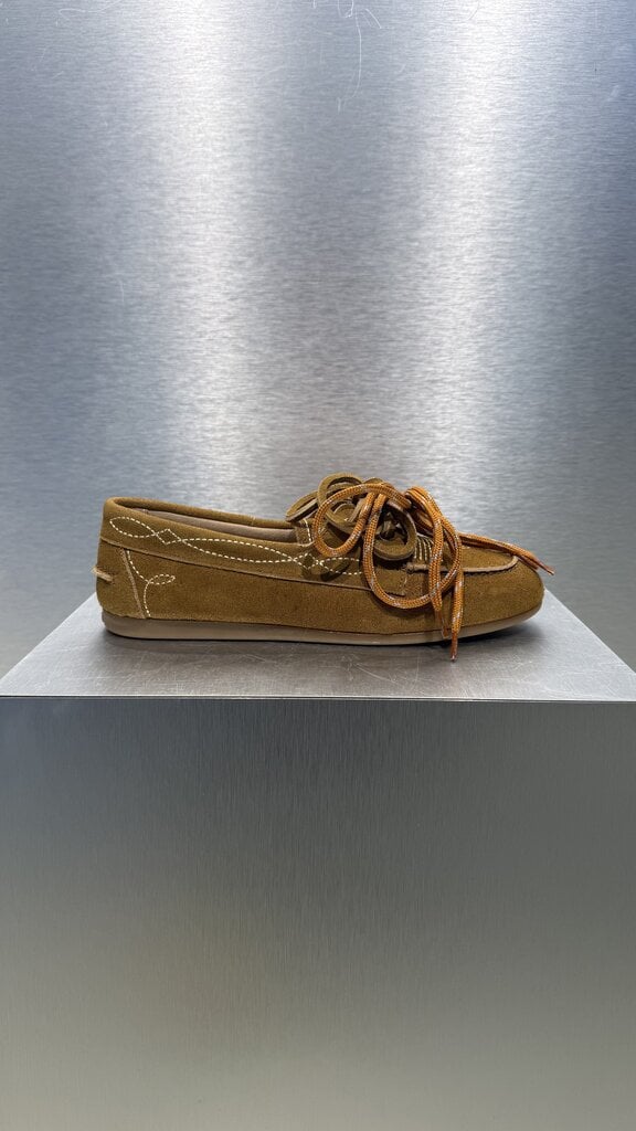 Posa Boat loafer - Prairie suede - Camel
